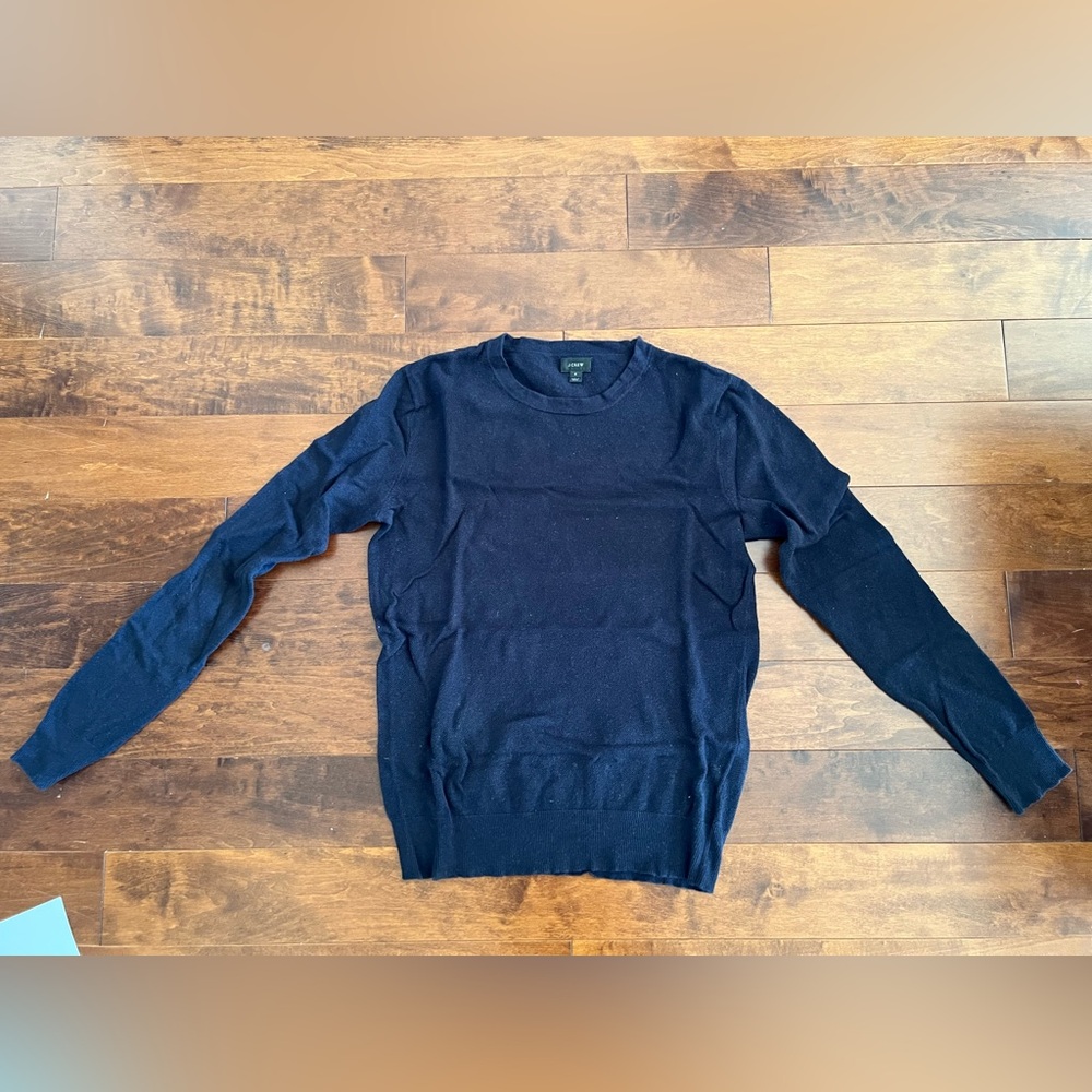 Jcrew Picque Cotton/Cashmere Sweater